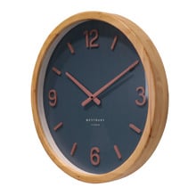 50cm Priscilla Pine Wood Wall Clock